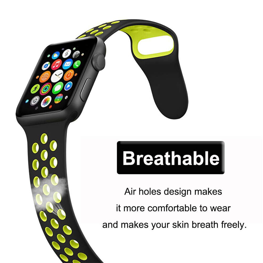 Bracelet de rechange en silicone Nike Sport pour Apple Watch iWatch Bracelet de rechange en silicone Nike Sport pour Apple Watch iWatch
